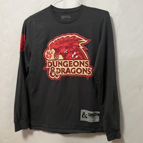 DUNGEON & DRAGON GRAPHIC LONG SLEEVE‎ TEE SIZE S - Picture 2 of 6
